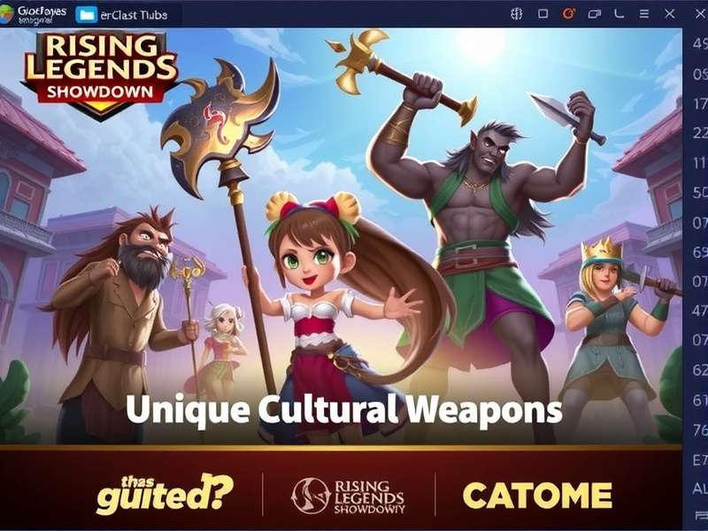 Unique Cultural Weapons in Rising Legends Showdown